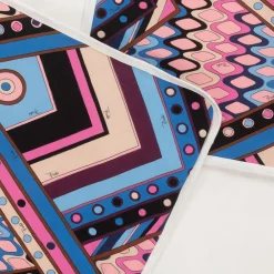 PUCCI Gifts*Baby Girls Blue & Pink Vivara Blanket (88cm)