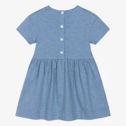 Burberry Dresses*Baby Girls Blue Cotton Dress