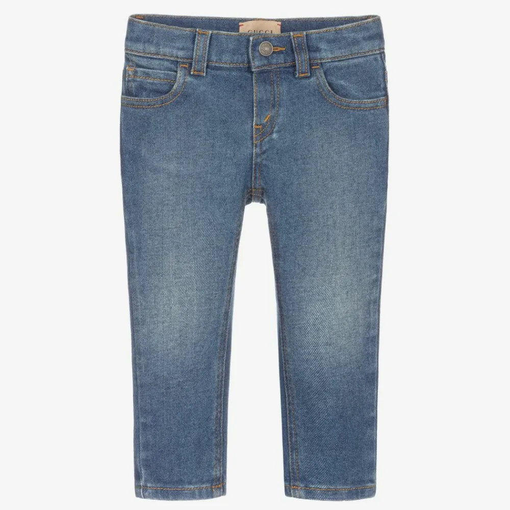 Gucci Trousers*Baby Girls Blue Denim Jeans