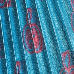 Gucci Skirts*Baby Girls Blue Metallic Skirt