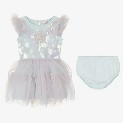 Tutu du Monde Costumes*Baby Girls Blue Tulle Mermaid Costume