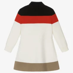Burberry Dresses*Baby Girls Icon Stripe Merino Wool Dress