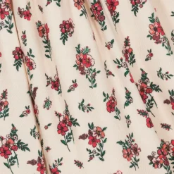 Beatrice amp; George Dresses*Baby Girls Ivory & Red Smocked Floral Dress