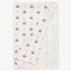 Rachel Riley Blankets & Shawls*Baby Girls Ivory Blanket (94cm)