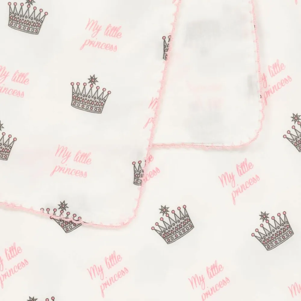 Rachel Riley Blankets & Shawls*Baby Girls Ivory Blanket (94cm)