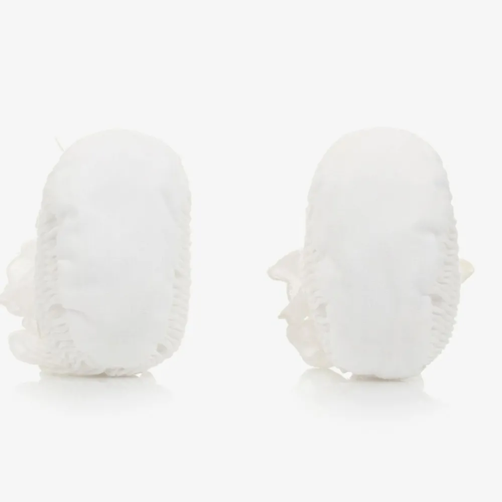Sarah Louise Booties|Booties*Baby Girls Ivory Booties