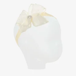 Cute Cute Hair Accessories*Baby Girls Ivory Bow Headband