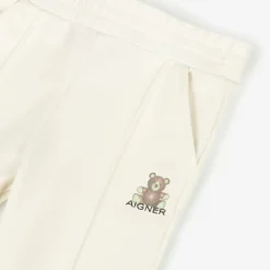 AIGNER Trousers|Trousers*Baby Girls Ivory Cotton Joggers