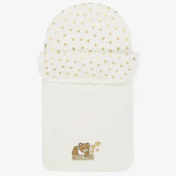 Moschino Baby Nests*Baby Girls Ivory Cotton Nest (80cm)