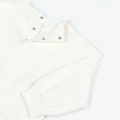 AIGNER Tops*Baby Girls Ivory Cotton Sweatshirt