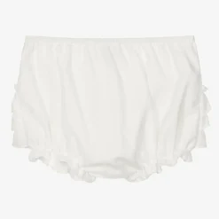Sarah Louise Underwear|Underwear*Baby Girls Ivory Frilly Pants