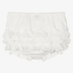 Sarah Louise Underwear|Underwear*Baby Girls Ivory Frilly Pants