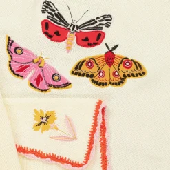 Powell Craft Gifts*Baby Girls Ivory Knit Butterfly Shawl (73cm)