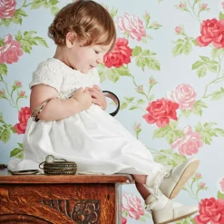 Early Days Pre Walkers|Pre Walkers*Baby Girls Ivory Leather Pre-Walker Shoes