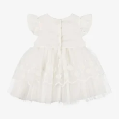 Beau KiD Dresses*Baby Girls Ivory Tulle Dress Set