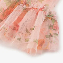 Angels Face Dresses*Baby Girls Pale Pink Floral Dress Peach