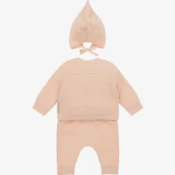 Burberry Gifts*Baby Girls Pink Cashmere Trouser Set