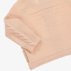 Burberry Gifts*Baby Girls Pink Cashmere Trouser Set