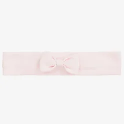 Emile et Rose Hair Accessories*Baby Girls Pink Cotton Bow Headband