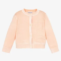 Burberry Tops*Baby Girls Pink Cotton Cardigan