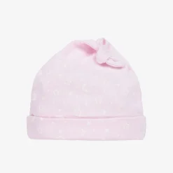 Kissy Kissy Gifts*Baby Girls Pink Cotton Crescent Moonlight Hat