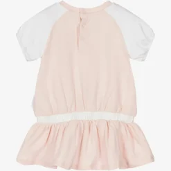Moncler Enfant Dresses*Baby Girls Pink Cotton Dress