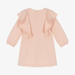 Chloé Dresses*Baby Girls Pink Cotton Frill Dress