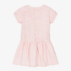 AIGNER Dresses*Baby Girls Pink Cotton Frilly Dress