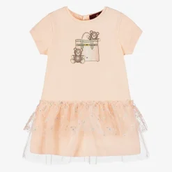 AIGNER Dresses*Baby Girls Pink Cotton Handbag Dress
