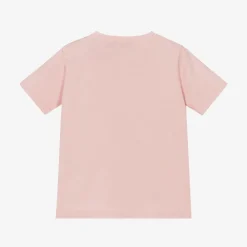 Versace Tops*Baby Girls Pink Cotton Medusa T-Shirt