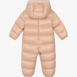Moncler Enfant Snowwear|Snowwear*Baby Girls Pink Down Salongo Snowsuit