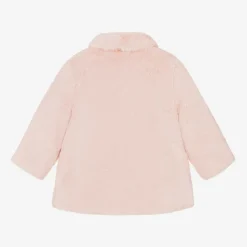 Mayoral Newborn Coats & Jackets*Baby Girls Pink Faux Fur Coat