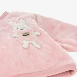 Mayoral Newborn Tracksuits*Baby Girls Pink Faux Fur Bunny Tracksuit