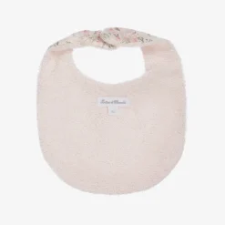 Tartine et Chocolat Feeding Accessories*Baby Girls Pink Floral Cotton Bib