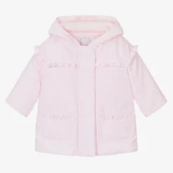 Emile et Rose Coats & Jackets*Baby Girls Pink Hooded Coat