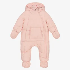 Tommy Hilfiger Snowwear|Coats & Jackets*Baby Girls Pink Hooded Snowsuit