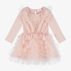 Tutu du Monde Dresses*Baby Girls Pink Jersey & Tulle Tutu Dress