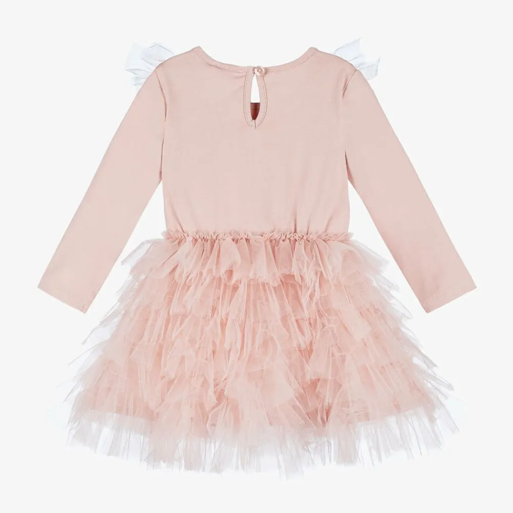 Tutu du Monde Dresses*Baby Girls Pink Jersey & Tulle Tutu Dress