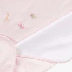 Kissy Kissy Gifts*Baby Girls Pink Jungle Mates Blanket (73cm)