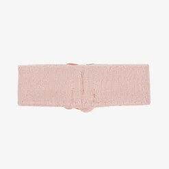 Mayoral Newborn Hair Accessories*Baby Girls Pink Knitted Flower Headband