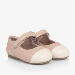 Age of Innocence Bar Shoes|Bar Shoes*Baby Girls Pink Leather Shoes