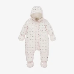 Michael Kors Kids Snowwear*Baby Girls Pink Monogram Snowsuit