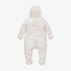 Michael Kors Kids Snowwear*Baby Girls Pink Monogram Snowsuit