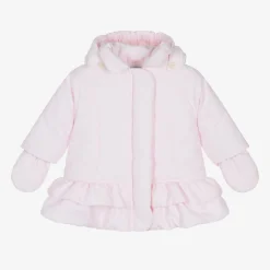 Emile et Rose Coats & Jackets*Baby Girls Pink Padded Coat