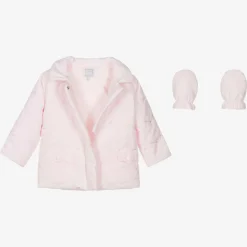 Emile et Rose Coats & Jackets*Baby Girls Pink Padded Jacket