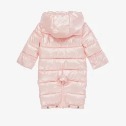 Mayoral Newborn Snowwear|Coats & Jackets*Baby Girls Pink Padded Snowsuit