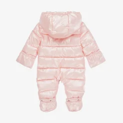 Mayoral Newborn Snowwear|Coats & Jackets*Baby Girls Pink Padded Snowsuit