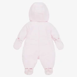 Emile et Rose Snowwear*Baby Girls Pink Padded Snowsuit