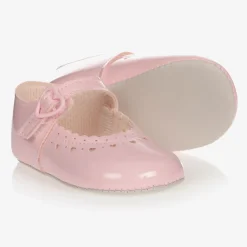 Early Days Pre Walkers|Pre Walkers*Baby Girls Pink Patent Pre-Walker Shoes