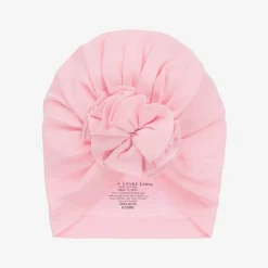 Lemon Loves Layette Hats*Baby Girls Pink Pima Cotton Hat RoseShadow